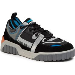 Sneakersy DIESEL - S-Rua Sl Low Y02156 P3161 H7977 Black/Charcoal Gray/Imperial Blue. Czarne sneakersy męskie Diesel, na co dzień, bez wzorów, z zamszu, bez zapięcia. W wyprzedaży za 839,00 zł.