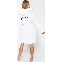 Dkny - Szlafrok. Białe szlafroki damskie DKNY, s, bez wzorów, z bawełny, bez rękawów, bez kaptura. Za 499,90 zł.