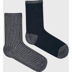 Tommy Hilfiger - Skarpetki (2-pack). Szare skarpetki damskie TOMMY HILFIGER, bez wzorów, z elastanu. W wyprzedaży za 34,90 zł.