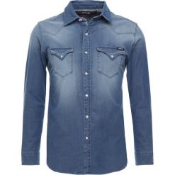 Replay Koszula blue. Niebieskie koszule męskie Replay, s, bez wzorów, z elastanu, bez kołnierzyka, bez rękawów. Za 559,00 zł.
