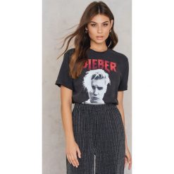 T-shirty damskie: Amplified T-shirt Red Poster – Black