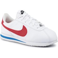 Buty NIKE Cortez Basic Sl (Gs) 904764 103. Białe półbuty damskie Nike. W wyprzedaży za 239,00 zł.