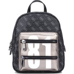 Guess Plecak Czarny. Czarne plecaki damskie Guess, z aplikacjami, z materiału. Za 548,95 zł.