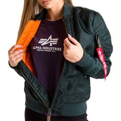 ALPHA INDUSTRIES MA-1 VF > 133009353. Kurtki damskie Alpha Industries, s, bez wzorów, z nylonu, street, bez kaptura. W wyprzedaży za 509,99 zł.
