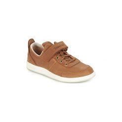 Buty Dziecko Timberland Court Side Oxford w/ Strap. Brązowe trampki chłopięce Timberland. Za 287,20 zł.