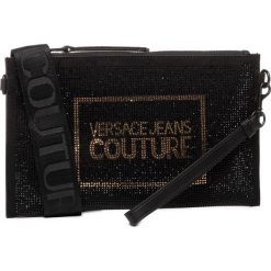 Torebka VERSACE JEANS COUTURE - E1VVBBYX 71422 899. Czarne torebki klasyczne damskie Versace Jeans Couture, z aplikacjami, z jeansu, wizytowe, zdobione, bez dodatków. W wyprzedaży za 449,00 zł.