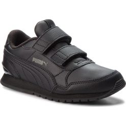 Sneakersy PUMA - St Runner V2 L V Ps 366960 01 Puma Black/Dark Shadow. Czarne półbuty dziewczęce Puma, na rzepy. W wyprzedaży za 149,00 zł.
