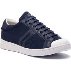 Trampki GEOX - D Jaysen D D821BD 08885 C4000 Blue. Niebieskie półbuty damskie Geox, bez wzorów, ze skóry, bez zapięcia. W wyprzedaży za 249,00 zł.