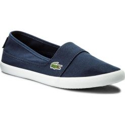 Tenisówki LACOSTE - Marice Bl 2 Spw 7-32SPW0142003 Navy. Niebieskie półbuty damskie Lacoste, bez wzorów, z gumy, bez zapięcia. W wyprzedaży za 239,00 zł.