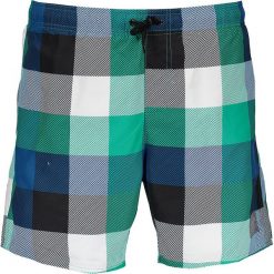 Szorty kąpielowe w kolorze niebiesko-zielonym. Niebieskie kąpielówki męskie marki Speedo, klasyczne. W wyprzedaży za 117,95 zł.