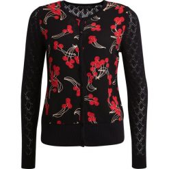 Kardigany damskie: King Louie ROUNDNECK CHERRYPOP Kardigan black