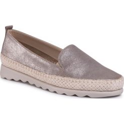 Espadryle THE FLEXX - Easy Chap C122/62 Taupe. Pomarańczowe espadryle damskie The Flexx, bez wzorów, ze skóry, bez obcasa, na płaskiej podeszwie. Za 279,00 zł.