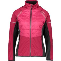 Kurtka softshellowa 2w1 w kolorze różowym. Różowe kurtki damskie CMP Women, s, bez wzorów, z materiału, bez kaptura, primaloft. W wyprzedaży za 259,95 zł.