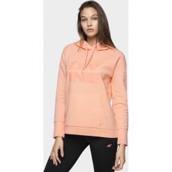 Bluza damska BLD210 - łososiowy. Różowe bluzy damskie xl, z nadrukiem, z bawełny. W wyprzedaży za 99,99 zł.