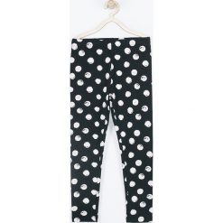 Coccodrillo - Legginsy dziecięce 104-158 cm. Czarne spodnie dziewczęce COCCODRILLO, bez wzorów, z dzianiny. Za 32,90 zł.