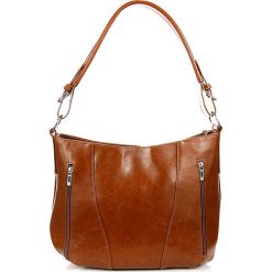 Torebka damska skórzana DAN-A T296 camel - camel. Brązowe torebki klasyczne damskie DAN-A, bez wzorów, ze skóry, eleganckie, bez dodatków. Za 249,99 zł.