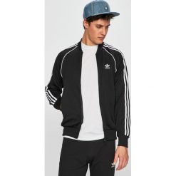 Adidas Originals - Bluza. Czarne bluzy męskie marki adidas Originals, xl, z nadrukiem, z bawełny, bez kaptura. Za 329,90 zł.