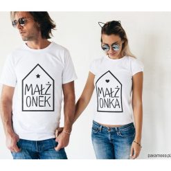 Koszulki dla par - małżonek i małżonka. Szare t-shirty damskie Pakamera, m, z napisami. Za 109,00 zł.