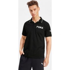 Puma Modern Sports Polo Koszulka Czarny. Czarne podkoszulki męskie Puma, m, z nadrukiem, z elastanu, bez rękawów. Za 171,95 zł.