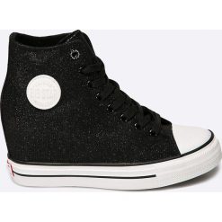 Big Star - Trampki. Czarne trampki i tenisówki damskie marki BIG STAR, z materiału. W wyprzedaży za 89,90 zł.