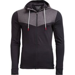 Bluza treningowa męska BLMF600 - CZARNY - Outhorn. Czarne bejsbolówki męskie Outhorn, na jesień, m, z materiału. W wyprzedaży za 83,99 zł.