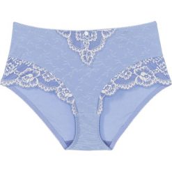 Bielizna damska: Figi „maxi” bonprix perłowy niebieski – ecru