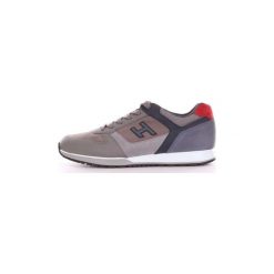 Buty Hogan HXM3210Y860JBV. Szare trampki męskie Hogan, bez wzorów, bez zapięcia. Za 893,86 zł.