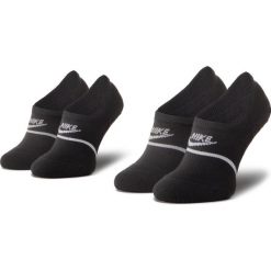 Zestaw 2 par stopek unisex NIKE - CU0692 010 Czarny. Czarne skarpetki damskie Nike, bez wzorów, z elastanu. Za 49,00 zł.