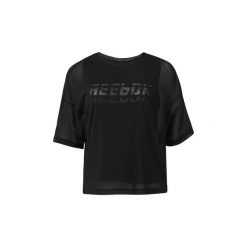 T-shirty z krótkim rękawem Reebok Sport Koszulka WOR Meet You There Layering. Czarne topy sportowe damskie marki Reebok Sport, s, z krótkim rękawem. Za 149,00 zł.