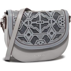 Torebka MONNARI - BAG1100-019 Grey Withe Blue. Szare listonoszki damskie Monnari, bez wzorów, ze skóry ekologicznej, eleganckie, bez dodatków. W wyprzedaży za 129,00 zł.