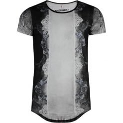 T-shirty męskie: T-shirt w kolorze czarnym ze wzorem