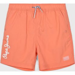 Pepe Jeans - Kąpielówki dziecięce Magic 128-180 cm. Pomarańczowe kąpielówki chłopięce Pepe Jeans, bez wzorów, z poliesteru. W wyprzedaży za 119,90 zł.