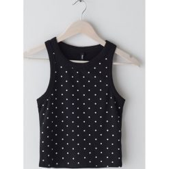 Krótki top - Wielobarwny. Topy damskie Sinsay, xl, bez wzorów, bez kołnierzyka. W wyprzedaży za 7,99 zł.