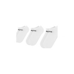 ADIDAS CF3385 35-38. Białe skarpetki damskie Adidas, bez wzorów, z bawełny. Za 29,99 zł.