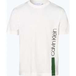 Calvin Klein - T-shirt męski, biały. Białe t-shirty męskie Calvin Klein, xl, z napisami, z bawełny, bez kołnierzyka. Za 179,95 zł.