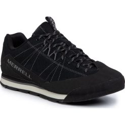Trekkingi MERRELL - Catalyst Suede J5001371 Black. Czarne trapery męskie Merrell, ze skóry, bez zapięcia. W wyprzedaży za 319,00 zł.
