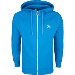 Bluza Ice Play By ICEBERG. Niebieskie bluzy męskie ICE PLAY BY ICEBERG, m, z nadrukiem, z jeansu, z włoskim kołnierzykiem, bez rękawów, bez kaptura. Za 249,00 zł.