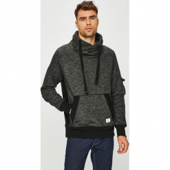 Jack & Jones - Bluza. Szare bluzy męskie Jack & Jones, m, bez wzorów, z bawełny, z kapturem, bez rękawów, z kapturem. W wyprzedaży za 99,90 zł.