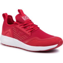 Sneakersy EA7 EMPORIO ARMANI - X8X030 XK129 M525 Racing Red. Czerwone sneakersy męskie EA7 Emporio Armani, bez zapięcia. Za 889,00 zł.