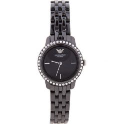 Emporio Armani Zegarek Czarny. Czarne zegarki męskie Emporio Armani, ceramiczne. Za 1911,95 zł.