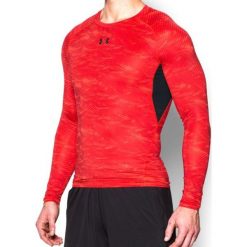 Koszulki sportowe męskie: Under Armour Koszulka kompresyjna Under Armour HeatGear® Armour Printed Long Sleeve Compression M 1258896-984, Rozmiar: M