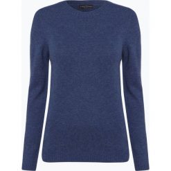 Franco Callegari - Damski sweter z wełny merino, niebieski. Niebieskie swetry damskie marki Franco Callegari, xl, bez wzorów, z wełny, bez rękawów, bez kaptura. Za 129,95 zł.