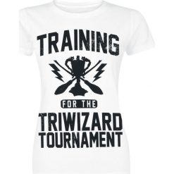 Bluzki asymetryczne: Harry Potter Triwizard Tournament Koszulka damska biały