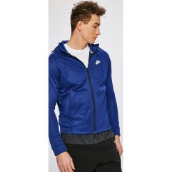 Nike Sportswear - Bluza. Niebieskie bluzy męskie Nike Sportswear, xl, bez wzorów, z bawełny, sportowe, z kapturem, bez rękawów, z kapturem. W wyprzedaży za 199,90 zł.