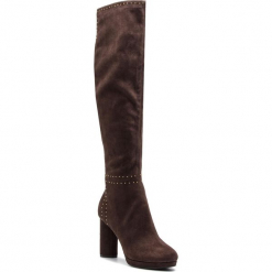 Kozaki GUESS - FLPRS4 ESU11 BROWN. Czarne buty zimowe damskie marki Guess, z materiału. Za 859,00 zł.