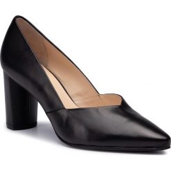 Półbuty HÖGL - 8-107500 Black 0100. Czarne półbuty damskie HÖGL, bez wzorów, ze skóry, eleganckie, bez obcasa, na obcasie, bez zapięcia. W wyprzedaży za 399,00 zł.