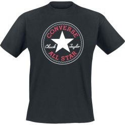 Converse Core Chuck Patch Tee T-Shirt czarny. Czarne t-shirty męskie z nadrukiem Converse, s, z bawełny, z klasycznym kołnierzykiem. Za 99,90 zł.