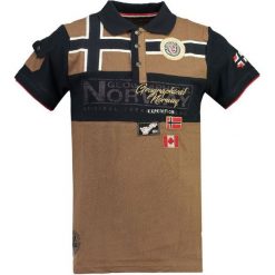 Geographical Norway Męska Koszulka Polo Klipo L Brązowy. Pomarańczowe koszulki męskie marki Geographical Norway, m, z napisami. Za 149,00 zł.