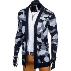 SWETER MĘSKI NARZUTKA E126 - GRANATOWY. Niebieskie swetry klasyczne męskie marki Inny, s. Za 39,00 zł.