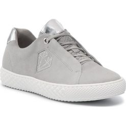 Sneakersy GABOR - 86.438.40 Light Grey/Argento. Szare półbuty damskie Gabor, na co dzień, bez wzorów, ze skóry, bez obcasa, bez zapięcia. W wyprzedaży za 319,00 zł.